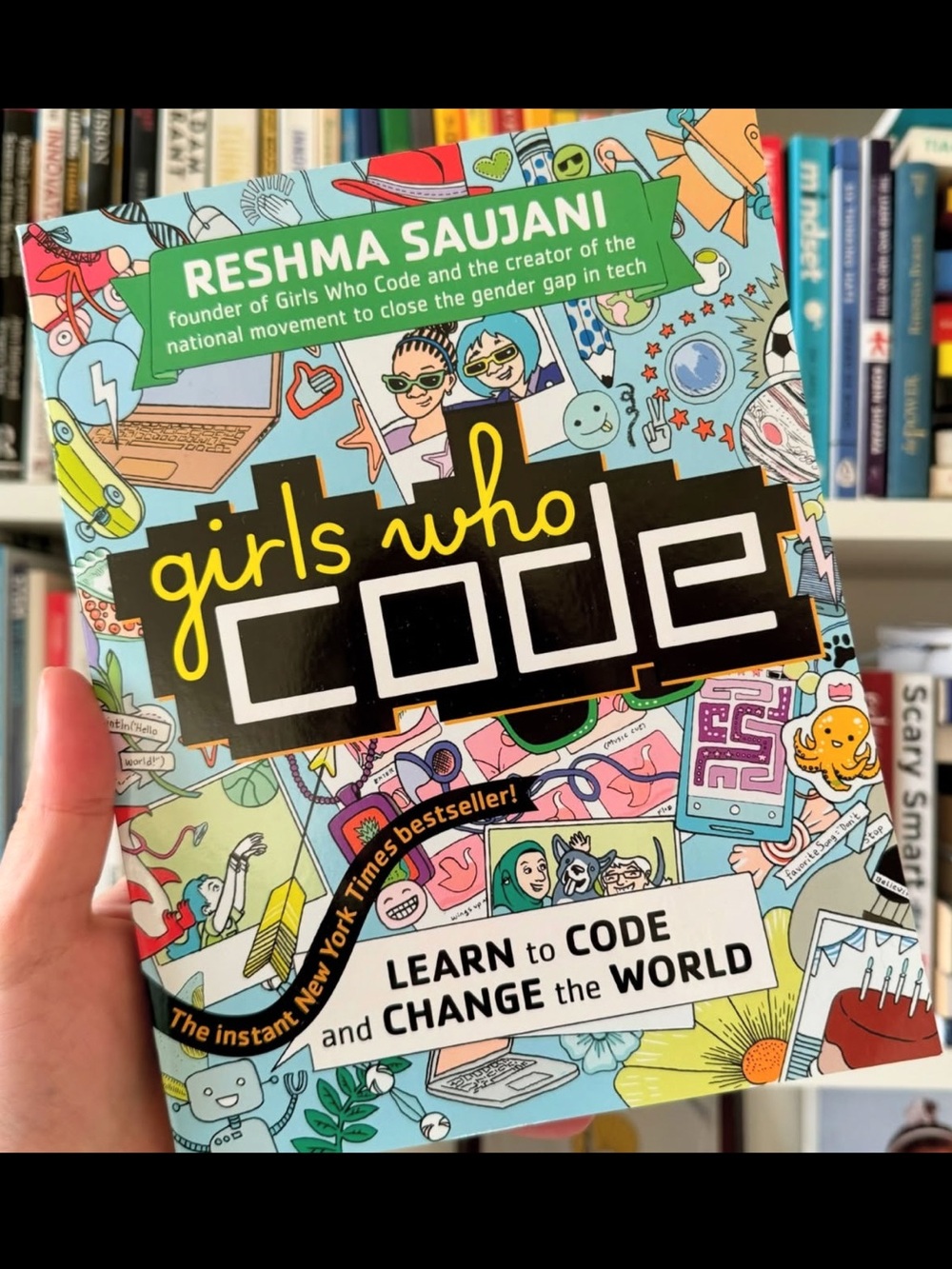 Girls Who Code Reshma Saujani Hardcover Learn to Code STEM Tech Book